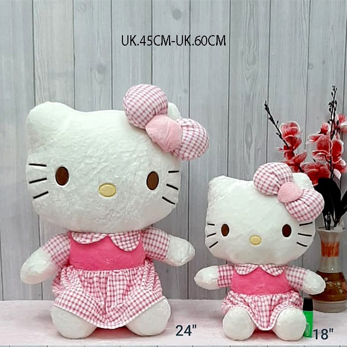 Boneka Hello Kitty BIG besar candy sailor navy pita import hello kitty overall cat kucing sanrio