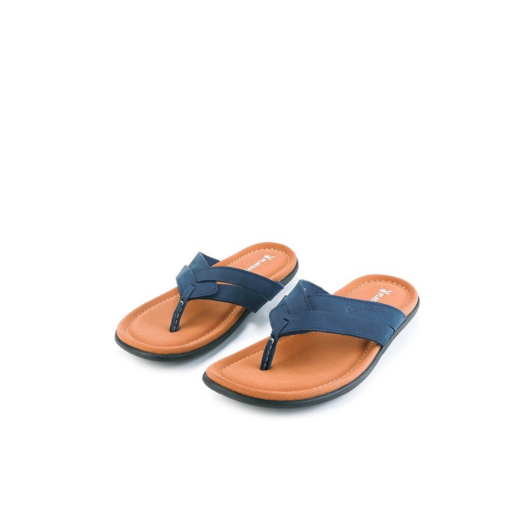 PL19 SANDAL JEPIT PLAYBOY PRIA ORIGINAL CASUAL KULIT BRANDED BIRU NAVY