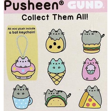 Pusheen Cat Suprise Mini Plush Keychain Gantungan Kunci Boneka Lucu