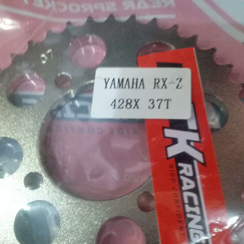 SSS RXZ GER 428 GEAR BELAKANG PNP RXZ RX KING JUPITER VEGA CRIPTON FIZR RX SPECIAL Z125 TIARA ALFA mx135-TK racing 428 x 37