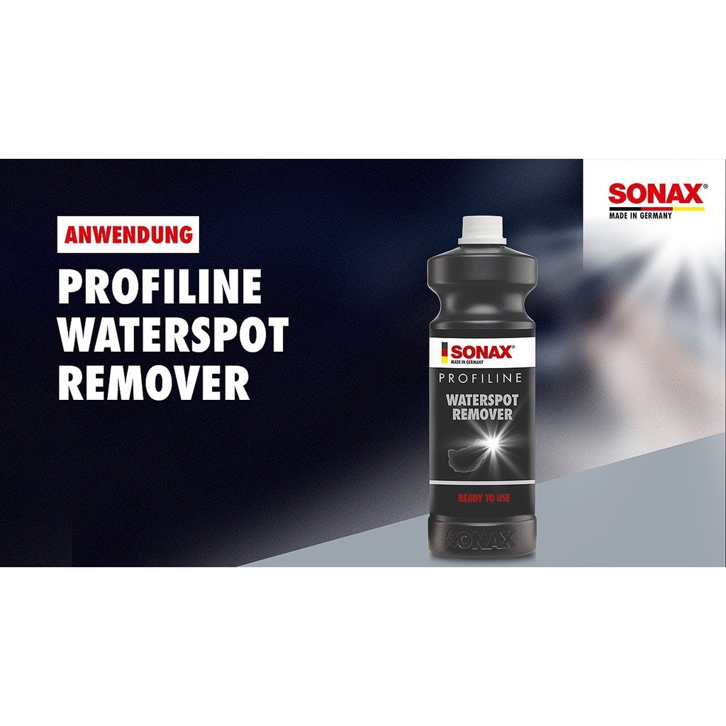 SONAX Profiline Waterspot Remover 100ml ECER Pembersih Kerak Air Jamur Kaca Noda Kotor MURAH