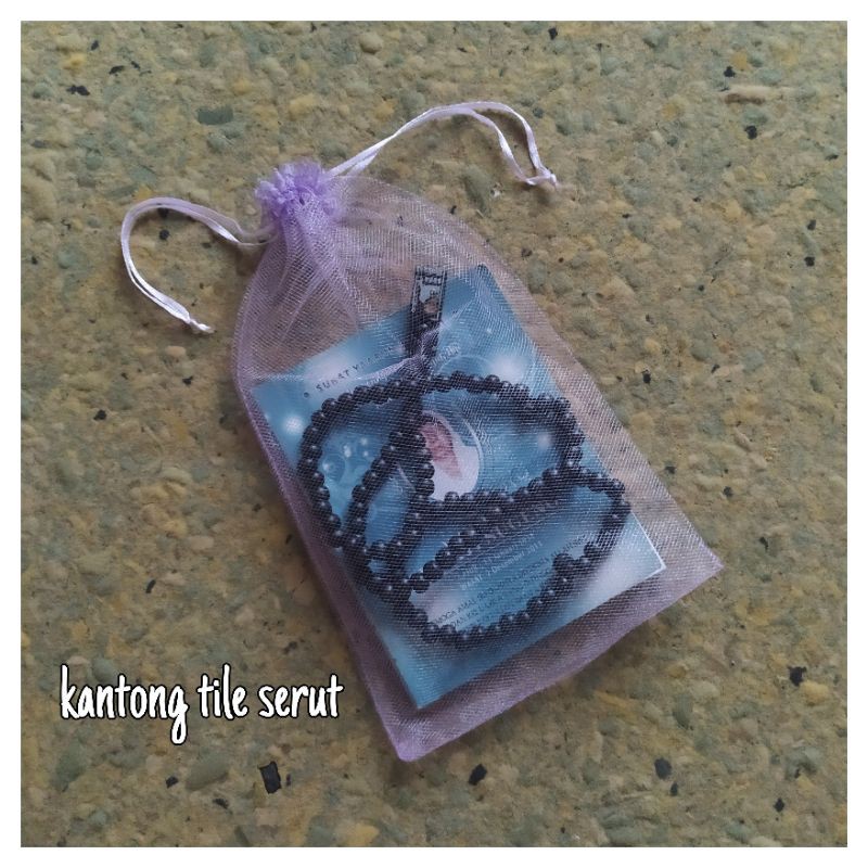 Kantong Tile Yasin - Kantong Tile Serut (Bisa Cod) Kantong Tile 15X25