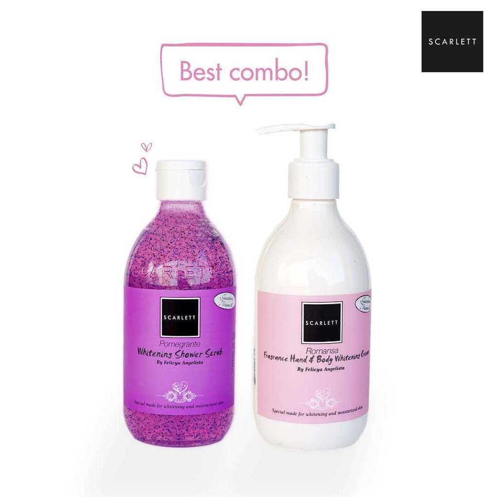 Scarlett Whitening SALE+COD Paket Lengkap Scarlet Serum Cream Hand Body Lotion Scrub Coffee Toner Jolly BPOM-7