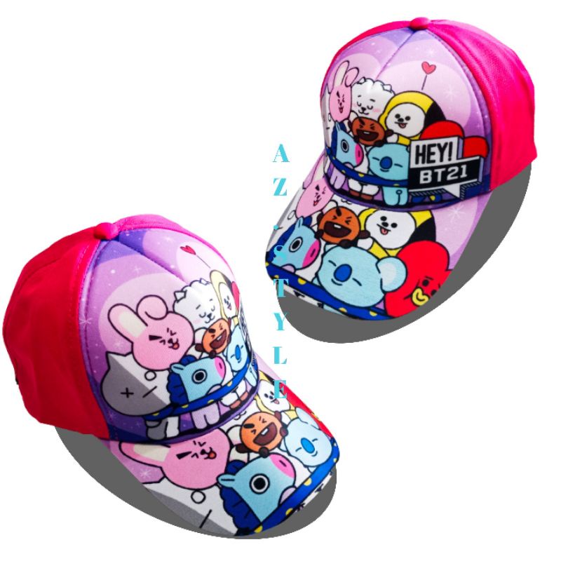 Topi Anak Karakter Printing Topi Anak Print