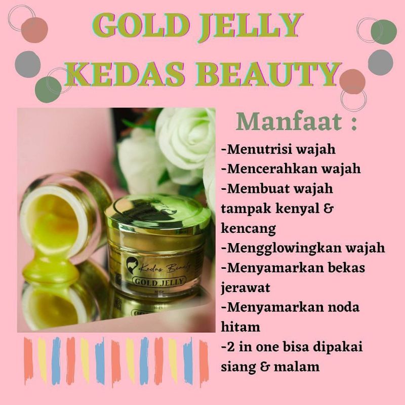 Paket 1 Sabun Kedas Beauty Gold Jelly Brightening Body Serum ORIGINAL