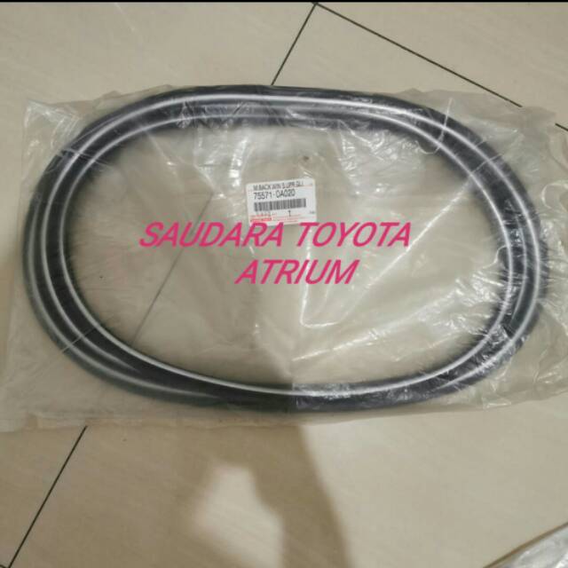 Karet kaca belakang soluna GLI list kaca belakang soluna GLI original