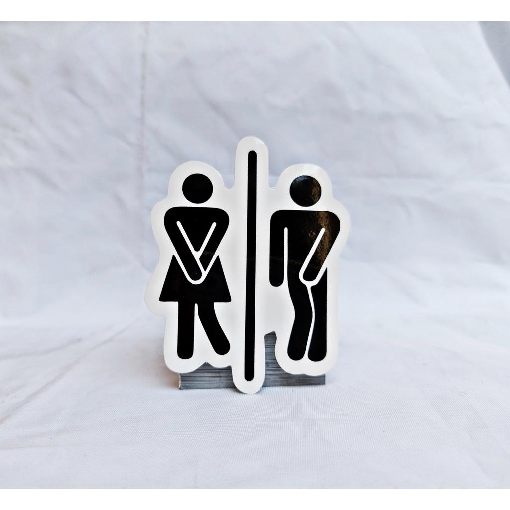 

STIKER sticker TOILET vinyl LOGO BRAND AESTHETIC HP LAPTOP MOTOR MOBIL WATERPROOF