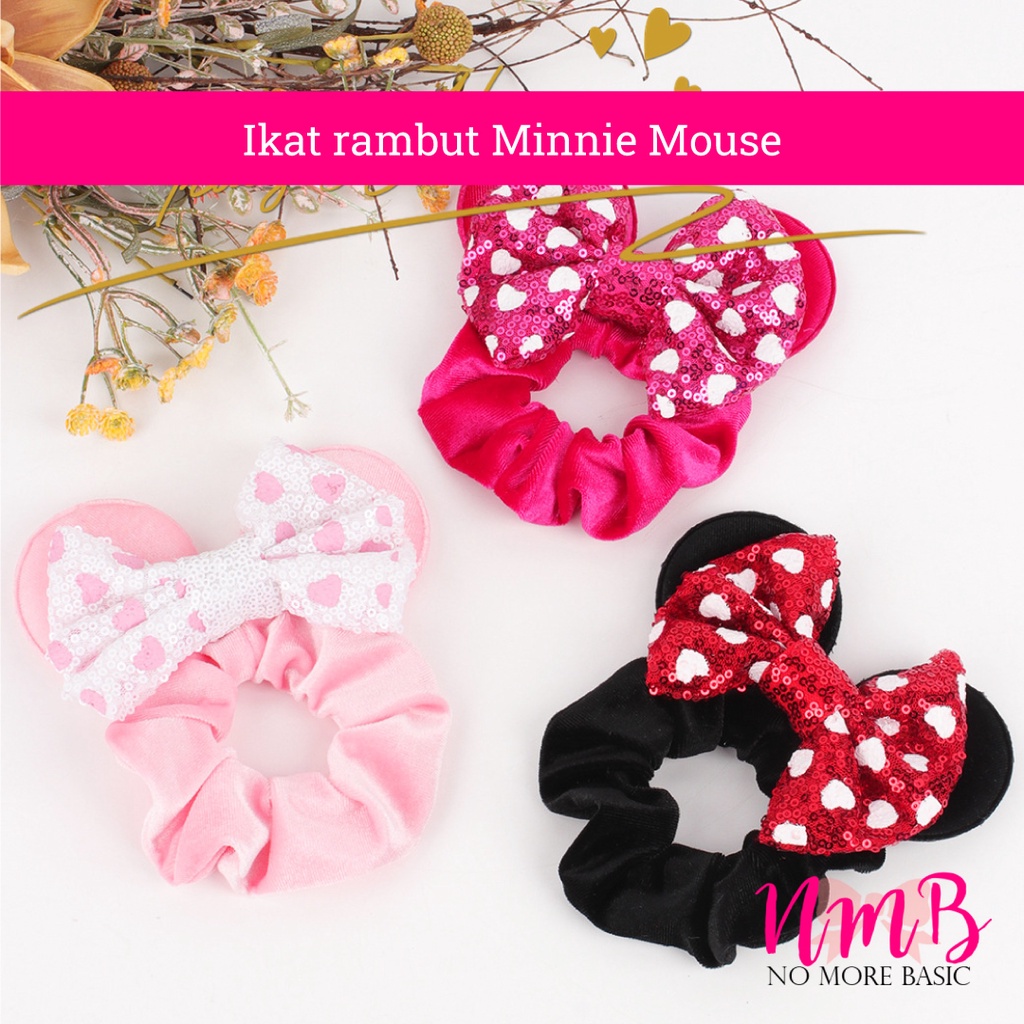 Ikat Rambut Minnie Mouse Ikat Rambut Anak Perempuan