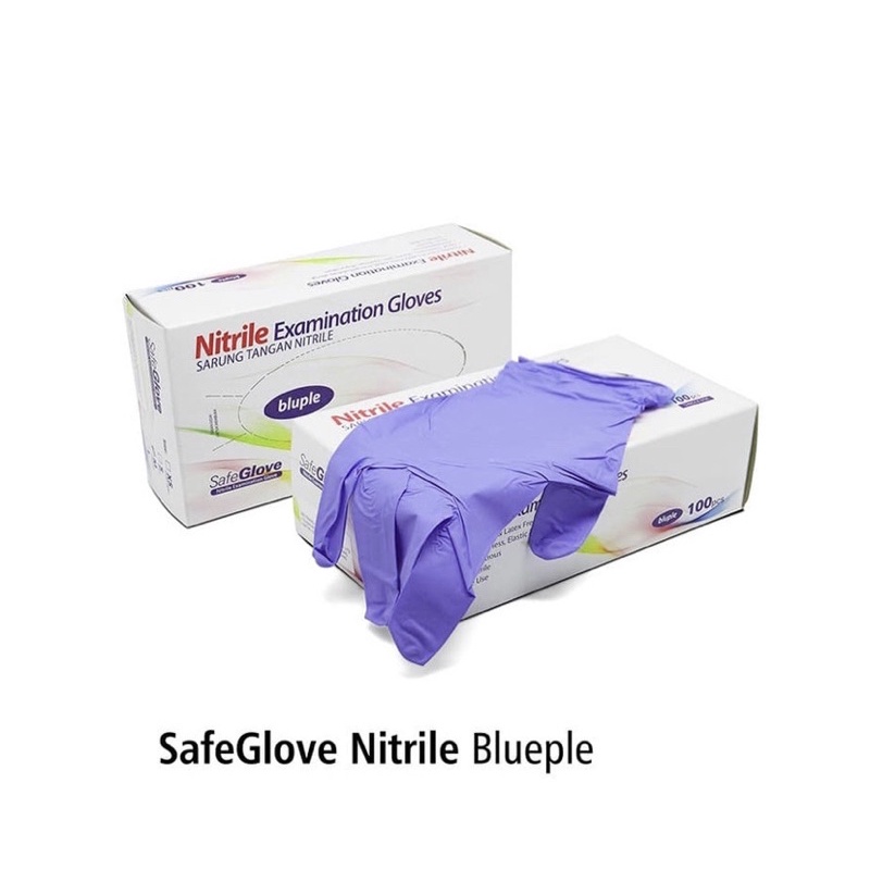 HANDSCON SAFEGLOVE NITRILE WARNA BOX / SARUNG TANGAN NITRILE