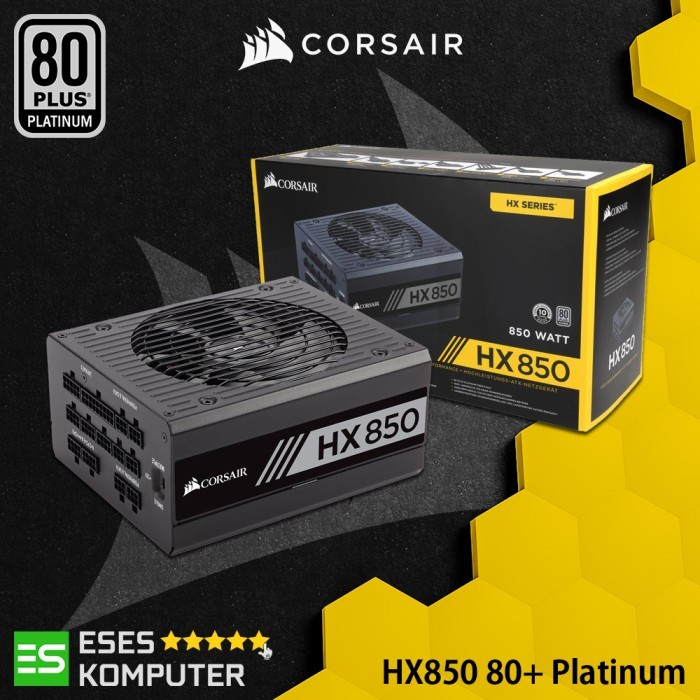 PSU Corsair HX Series HX850 - 850 Watt 80 Plus Platinum Fully Modular