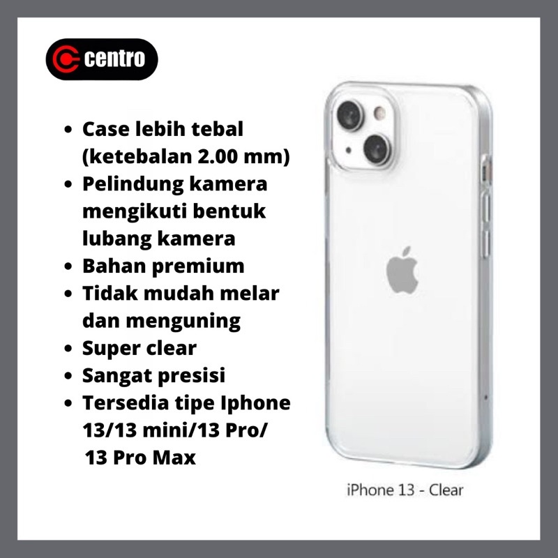 C/C- Soft Case Crystal Clear for Iphone X, 11,11 pro, 11 promax, Iphone 12, 12 pro, 12 promax, Iphone 13, 13 pro, 13 promax SUPER PRESISI