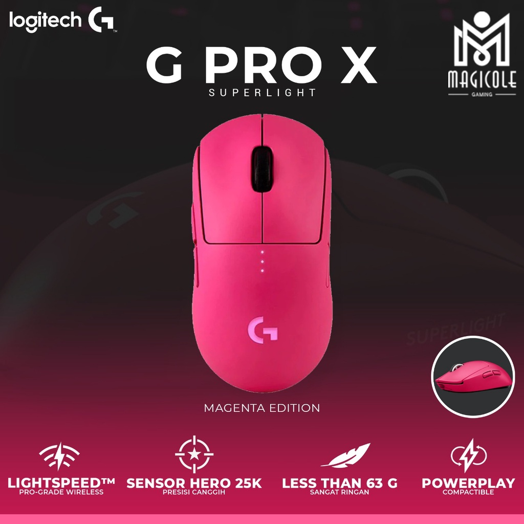 Jual Logitech G Pro X Superlight Pink Limited Edition Wireless Gaming ...