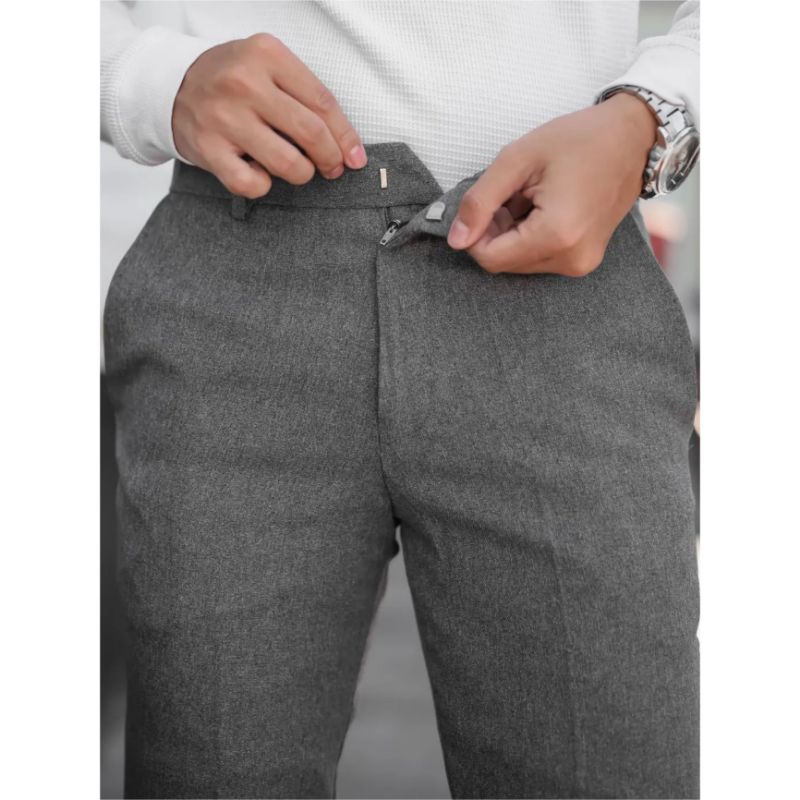 CELANA KANTOR PRIA SLIMFIT BAHAN DASAR WOOL BERKUALITAS SIZE 27-38