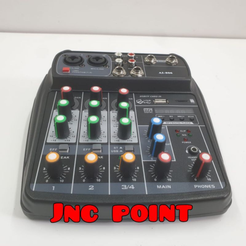 MIXER 4 CHANNEL USB BLUETOOTH