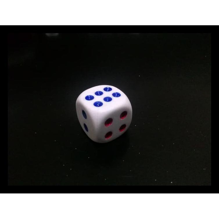 Dadu Plastik 20 X 20 Mm / Propesional Dice Bermutu