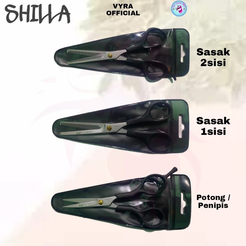 SHILLA Original Gunting Potong Rambut/Gunting Sasak/Gunting Penipis