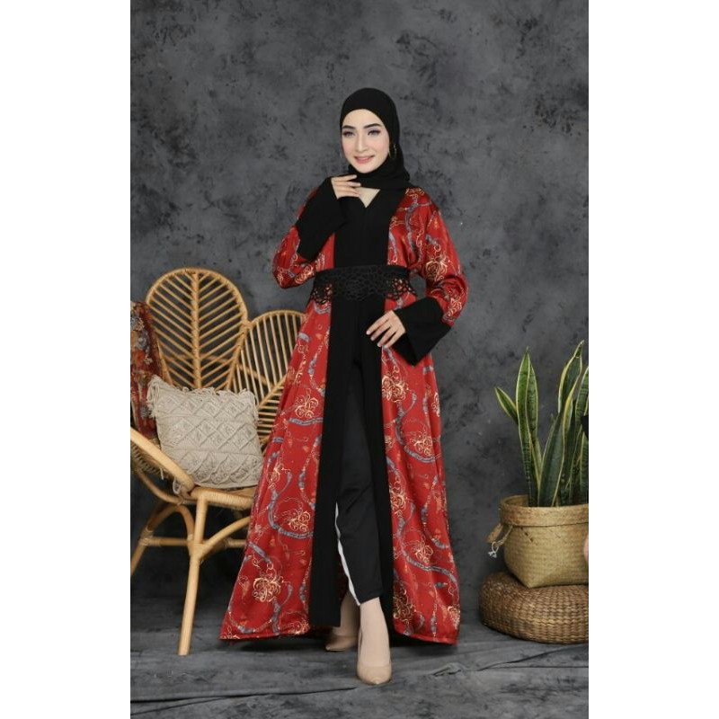 Supermarket Pasuruan Gamis Wanita Motif Cantik Silk Sutra
