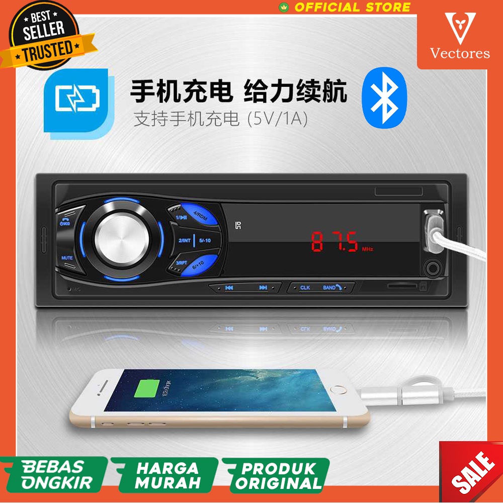 Tape Audio Mobil MP3 Player Radio Bluetooth 12V Taffware