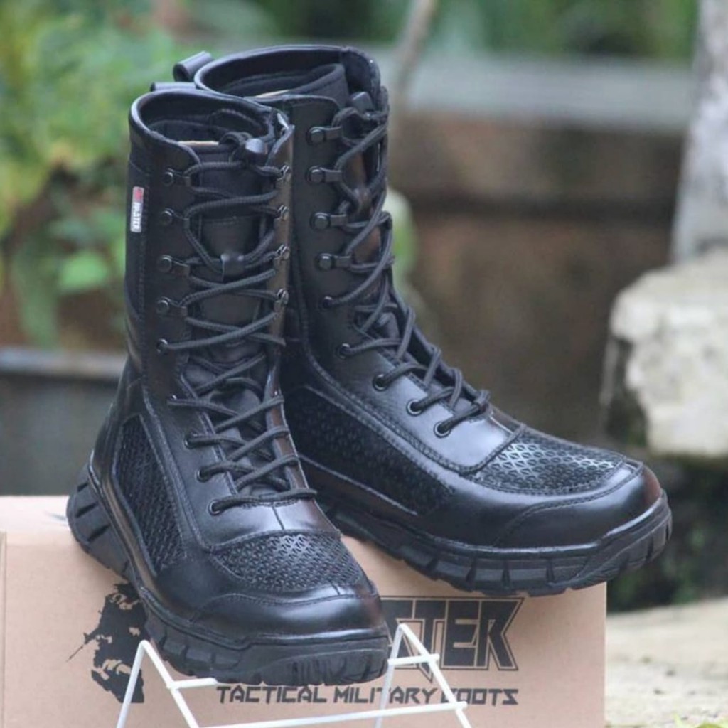 SEPATU PDL SARANG TAWON KULIT SAPI ASLI MR MASTER SEPATU PDL TNI POLRI SECURITY SATPAM SEPATU BOOTS