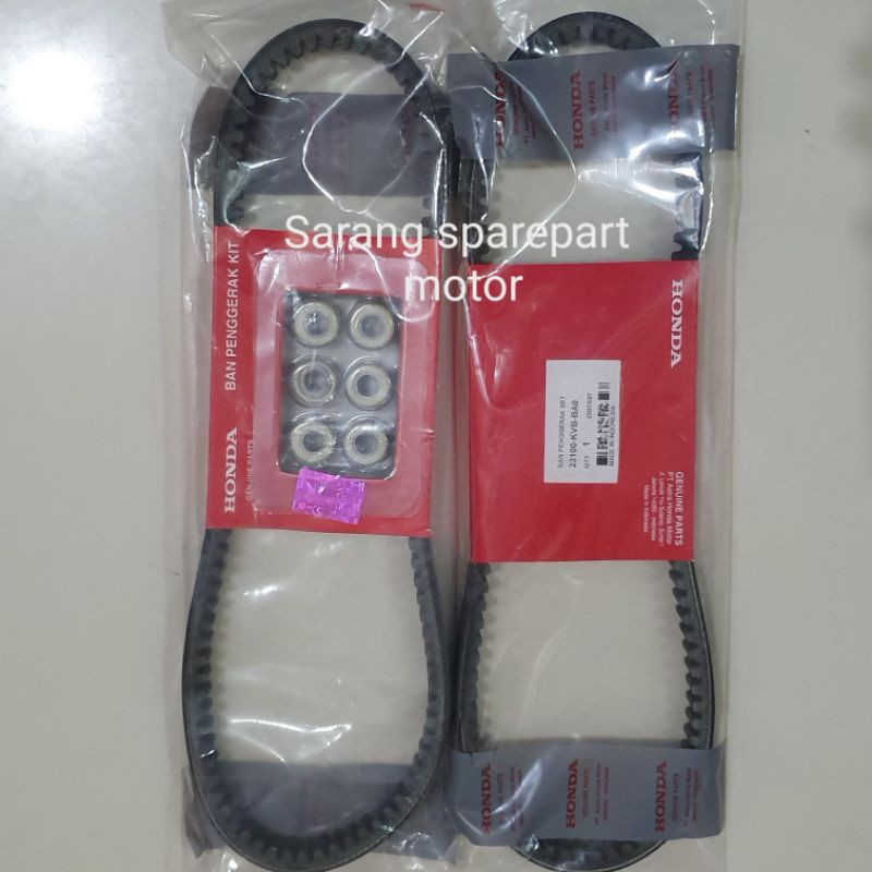 Van Belt V-Belt Assy / Ban Penggerak Set Vario 110 Lama Techno Karbu KVB