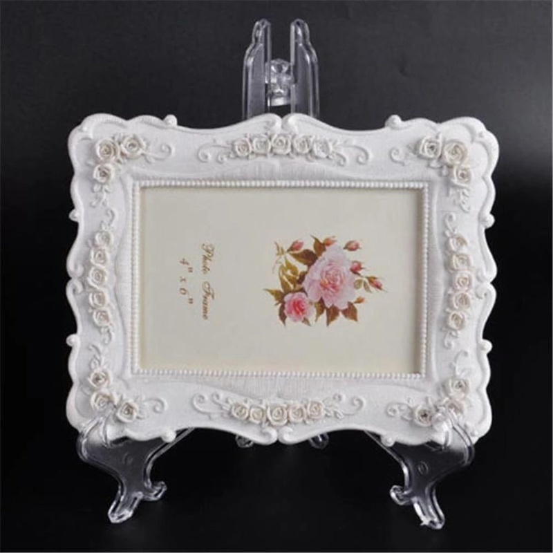 Portable Black And Transparent Plastic Display Stand for Picture, Decorative Plate, Book, Photo Easel,Dish