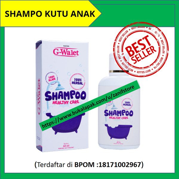 Promo SHAMPOO ANTI KUTU ANAK ANTI LICE SAMPO PENGHILANG KUTU KETOMBE HERBAL ORIGINAL Dijamin murah
