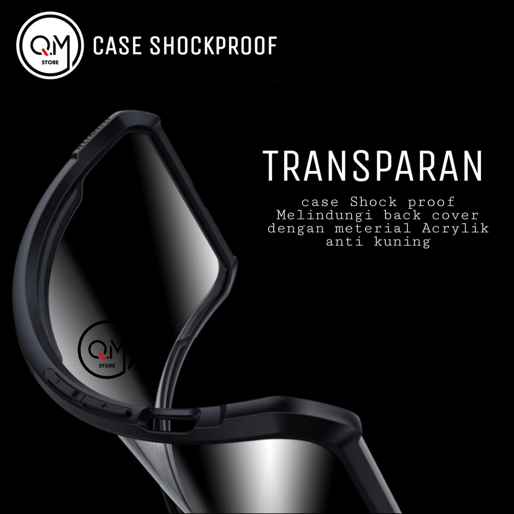 Case Transparan Vivo Y35 Softcase Transparan Clear Armor Pelindung Back Cover Sockproof