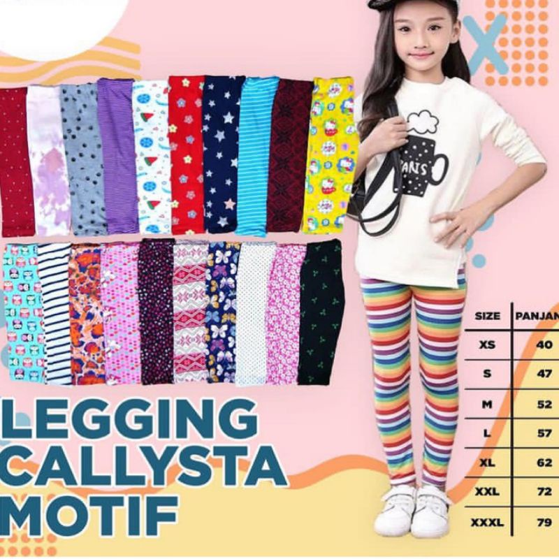 Legging Anak Callista motif