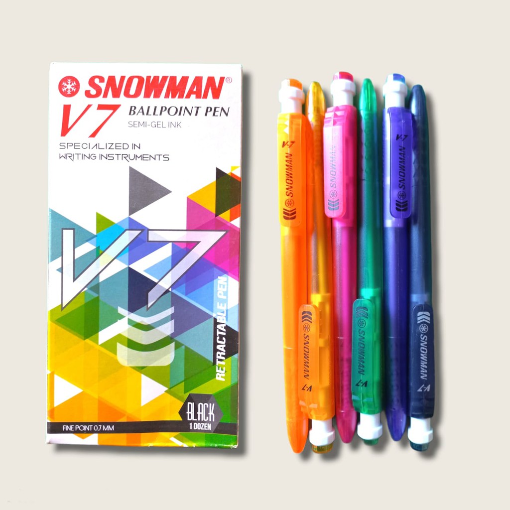 

Pulpen Snowman V-7