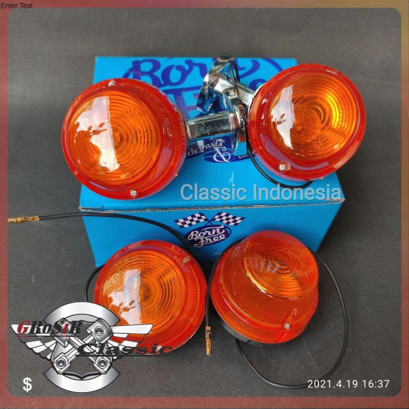 Sen C70 lampu sein Honda C70 candi sen c70