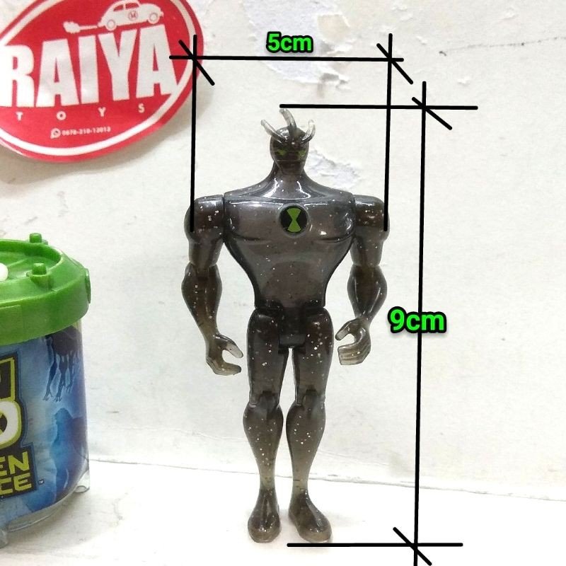 BEN 10 ALIEN X ACTION FIGURE BEN10 ALIEN FORCE ULTIMATE bukan Omnitrix four