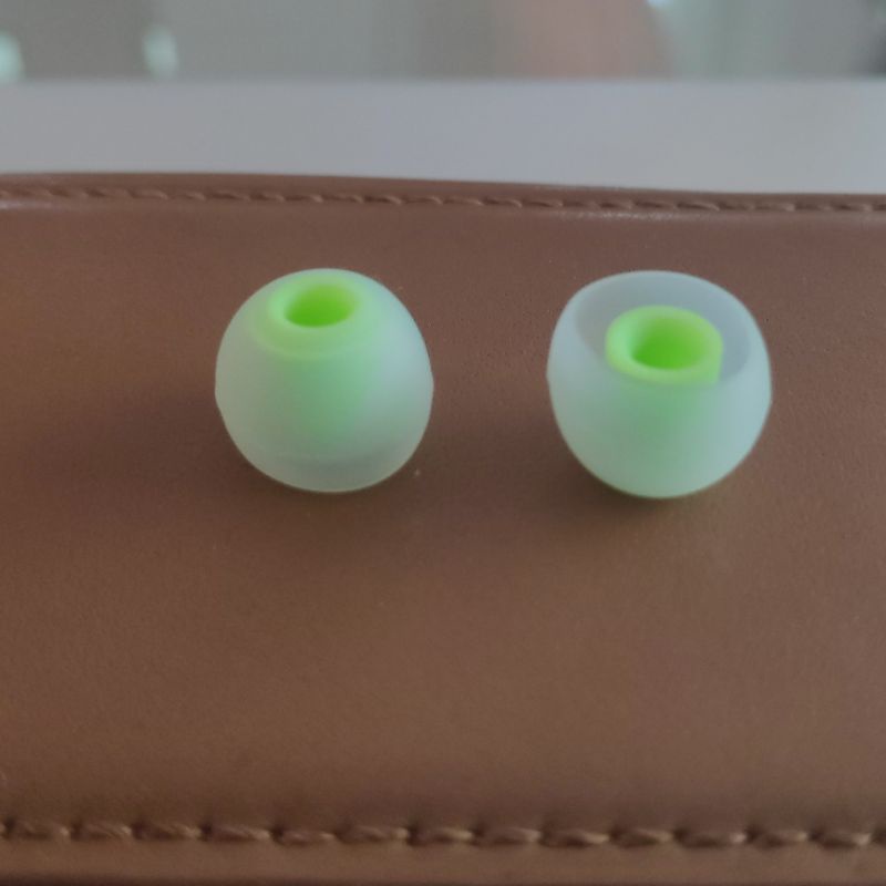 eartips alternatif kbear 07 silicone eartips untuk kz edx zsn pro X blon bl03 bukan aet07 aet08 sony spinfit cp100 cp145 cp360-1pair S putih hijau