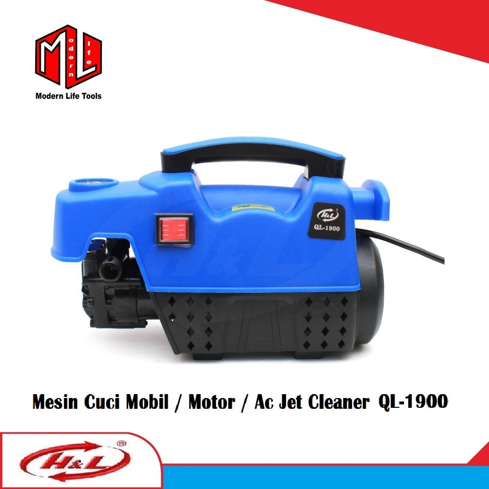 Mesin Steam Jet Cleaner High Pressure QL-1900 / Mesin Cuci Mobil Motor Washer H&amp;L QL1900