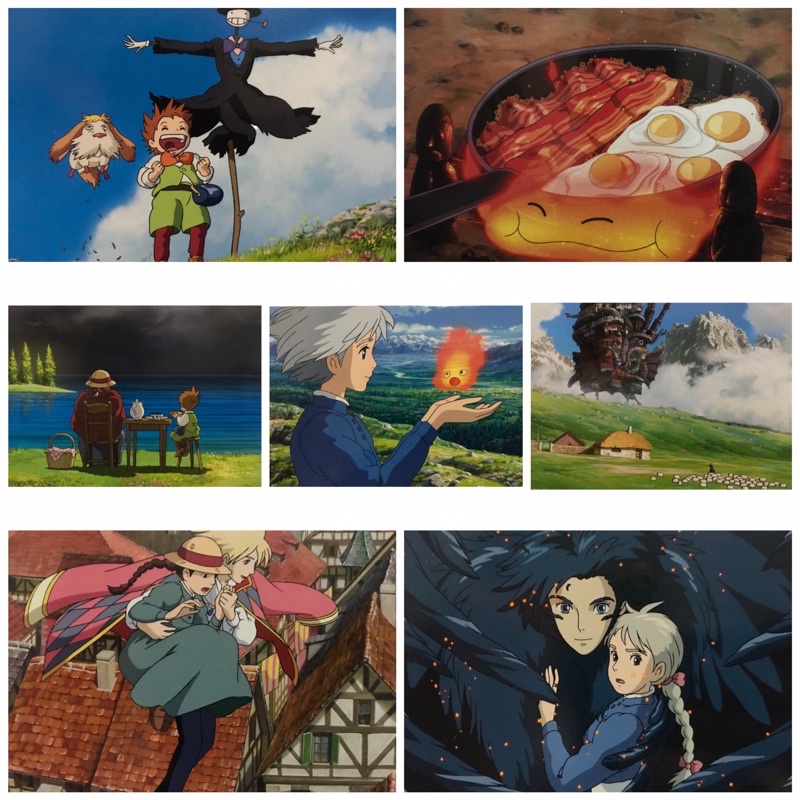 

Howl's Moving Castle Ghibli Post Card Kartu Pos Official