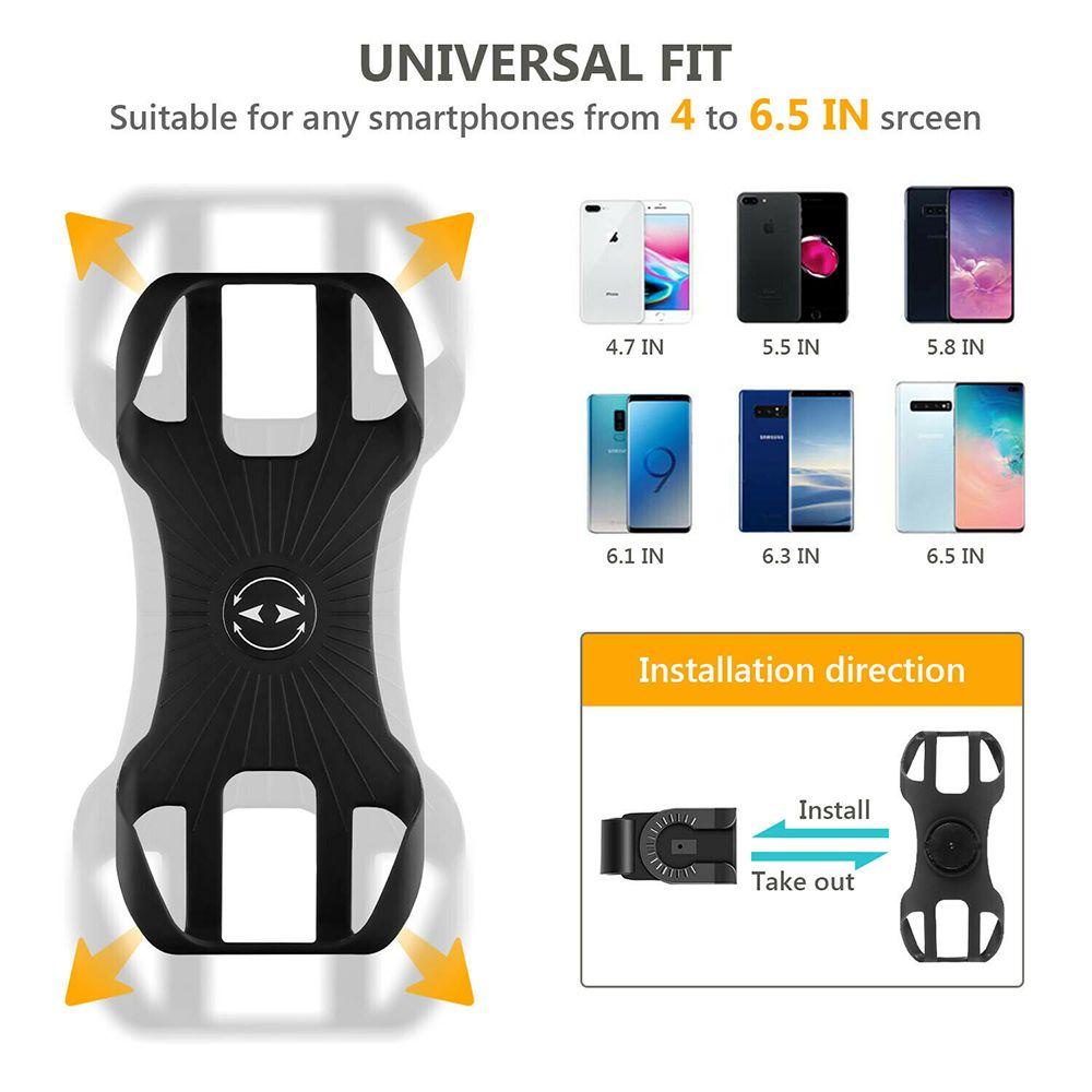 POPULAR Sepeda Phone Holder Baru Berputar 360derajat Dudukan Handphone Bersepeda