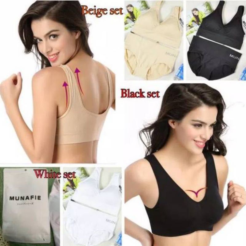 Munafie Bra Set / Celana dalam + BH