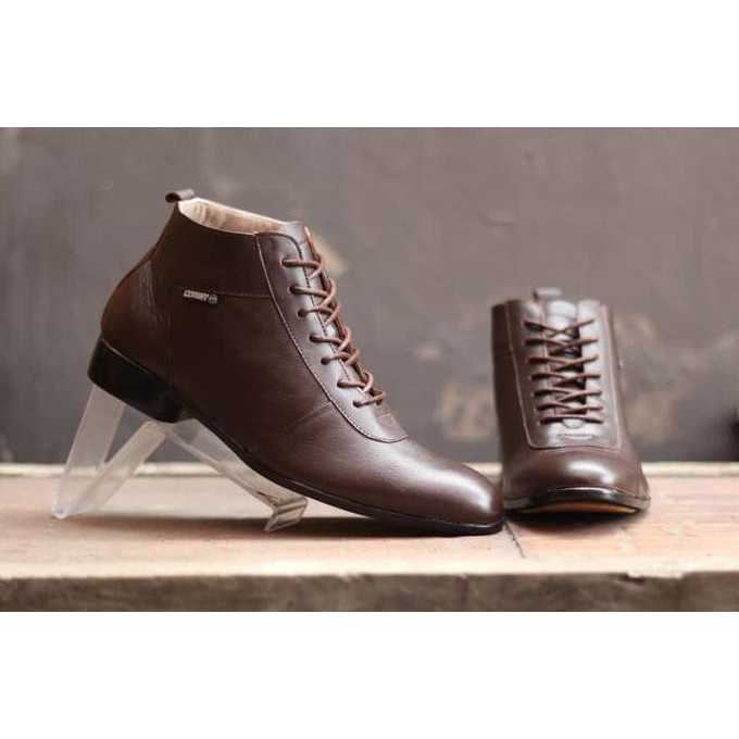 SEPATU BRODO FORMAL PANTOFEL KULIT ASLI