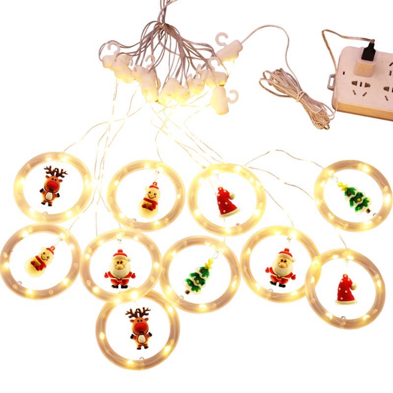 Zzz Lampu Tumblr LED Bentuk Santa Claus / Snowman / Rusa 3D Untuk Dekorasi Natal