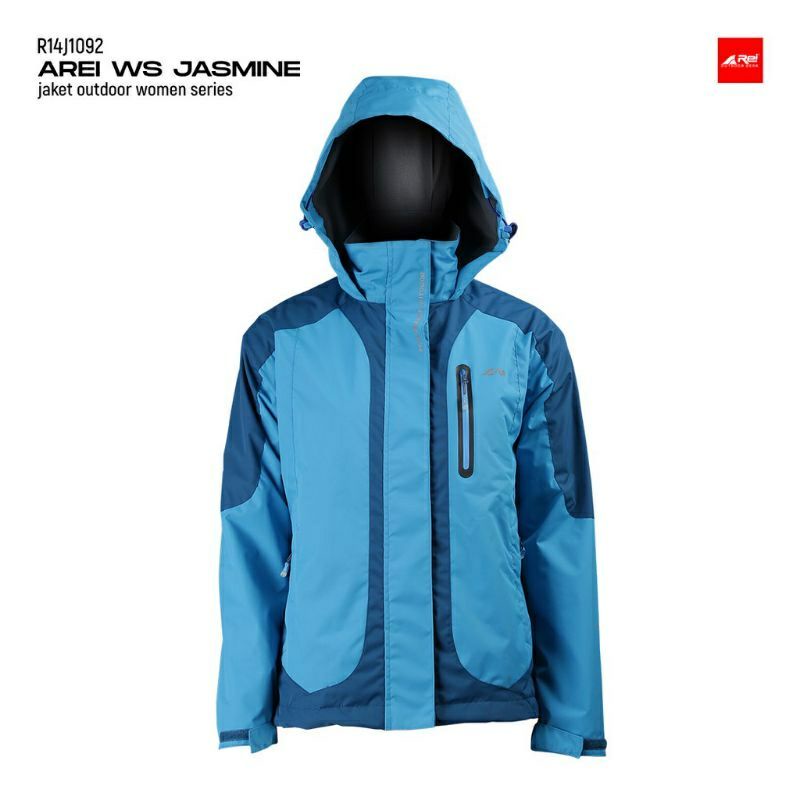 Jaket Gunung REI JASMINE V2 AREI OUTDOORGEAR - Jaket Parasut WOMEN SERIES AREI - Jaket Mendaki Gunun