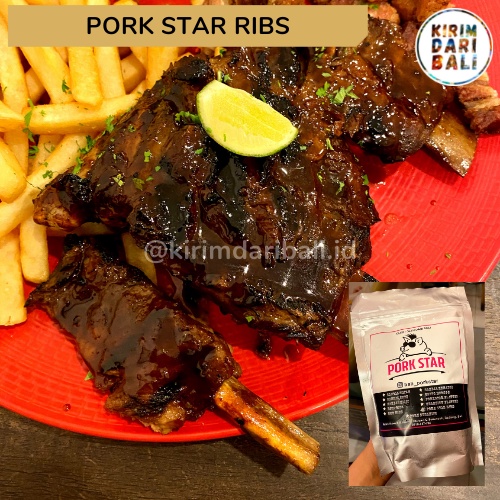 

Pork Star Bali [Vacuum] / Pork Star Ribs Bali / Babi Guling Bali / Oleh Oleh Bali