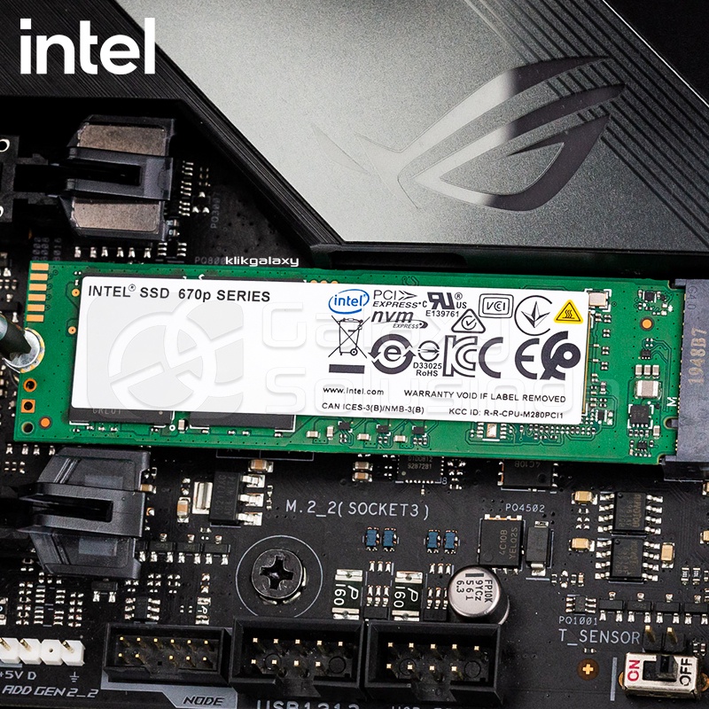 Intel 670P 1TB PCIe M.2 NVMe Gen 3x4 SSD