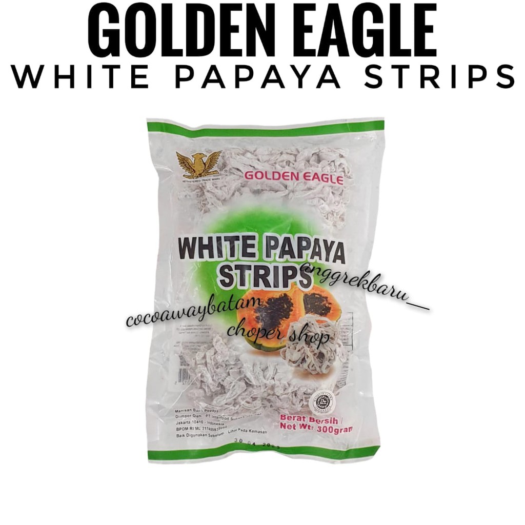 

Manisan Buah Kering White Papaya Strips 300gram