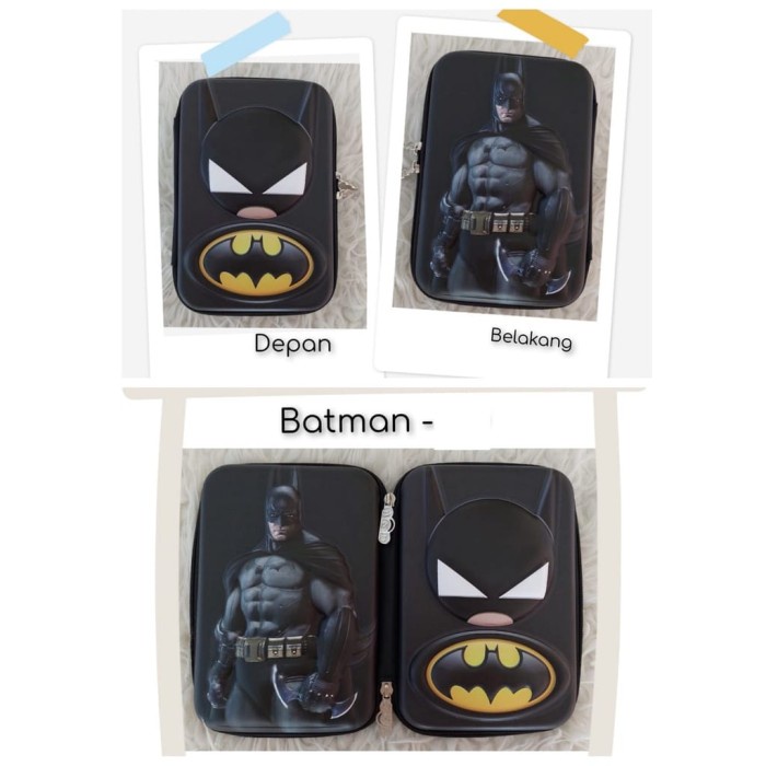 

[GRATIS ONGKIR] hardcase kotak pensil anak karakter - Batman TERJAMIN