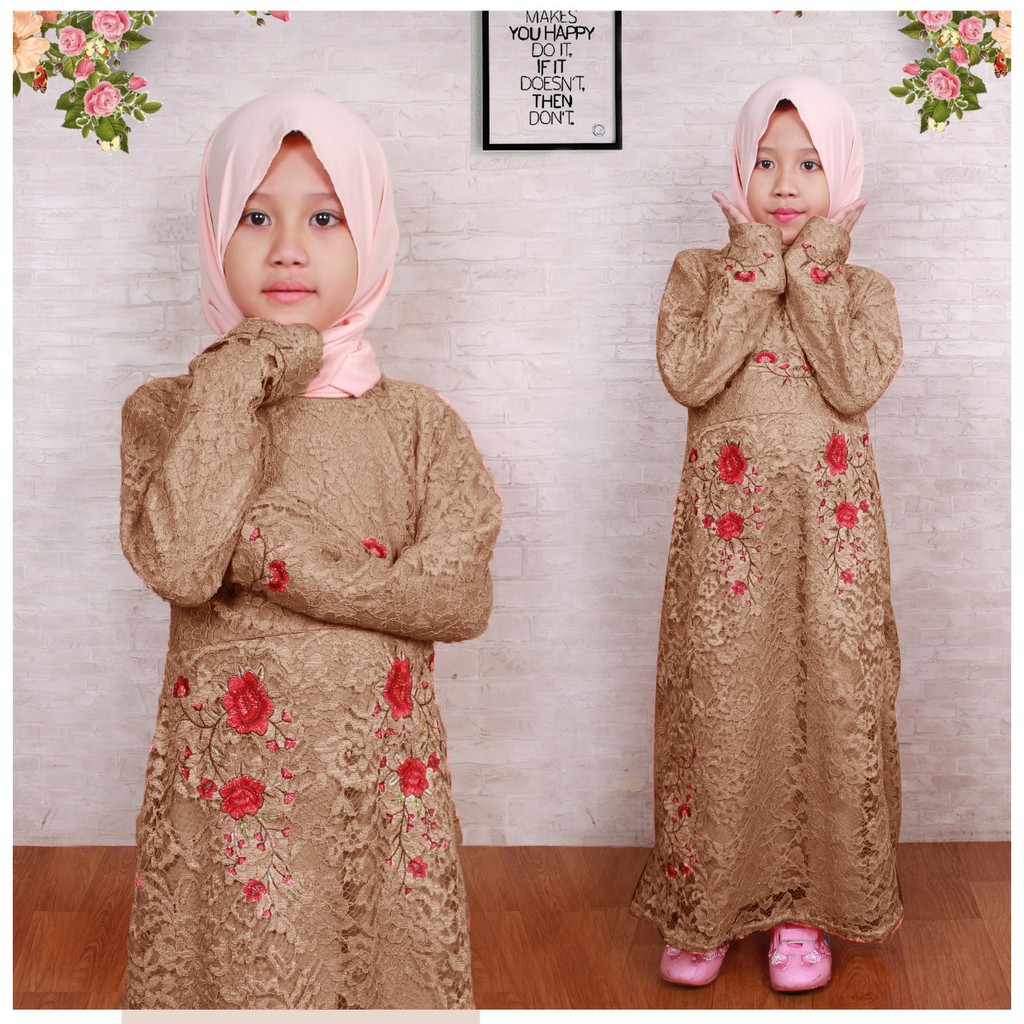 HOPYLOVY SALE - GAMIS ANAK BRUKAT NAOMI KIDS