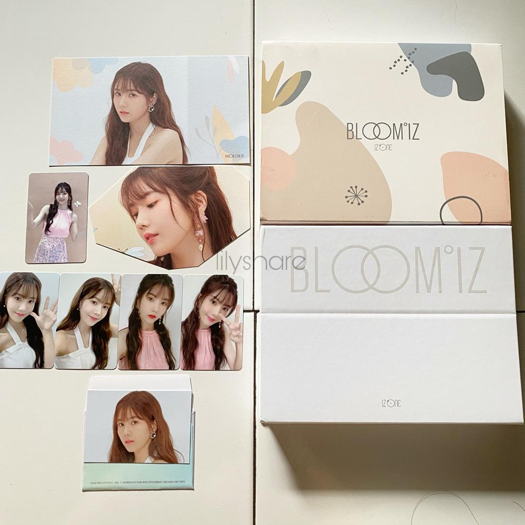 (Sharing) IZ*ONE BLOOM*IZ I was Eunbi Album / Photocard IZONE BLOOMIZ