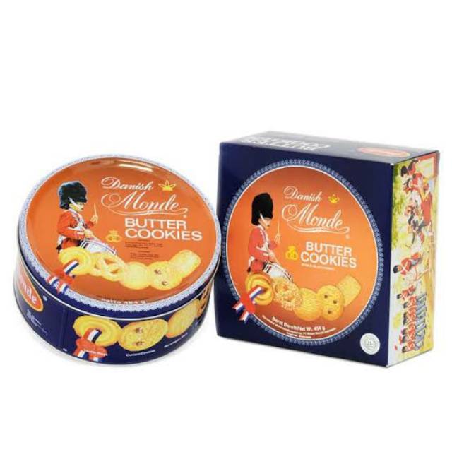 Monde butter cookies 454g gr  gram kaleng kecil