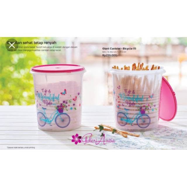 Giant Canister Bicycle Tupperware