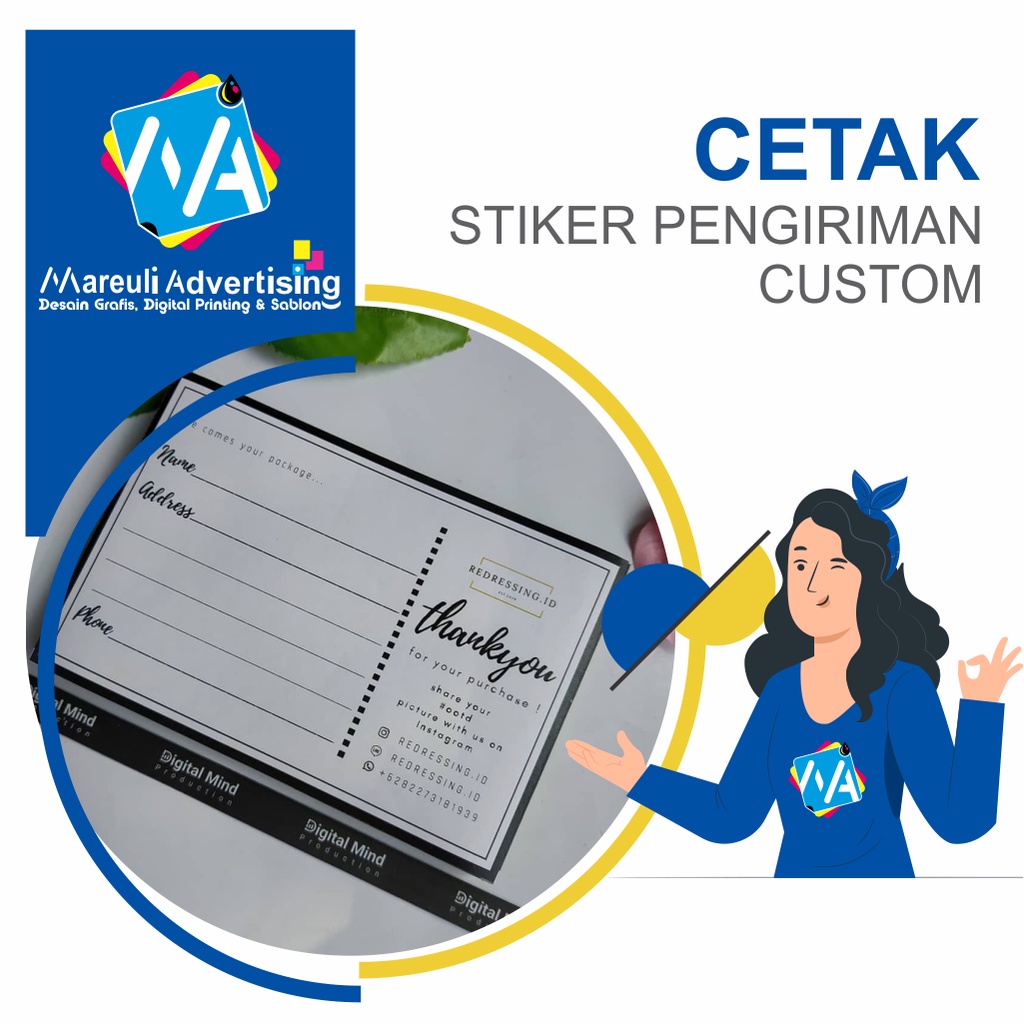 

Stiker Pengiriman Custom