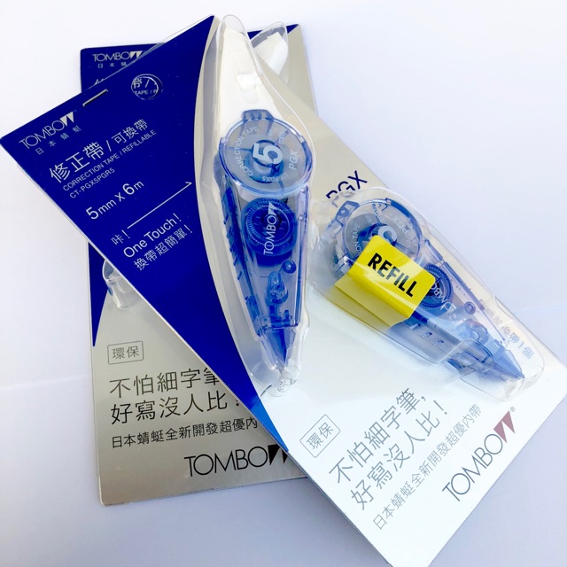 

Tombow correction tape dengan refill 5mm x 6m. Tip ex