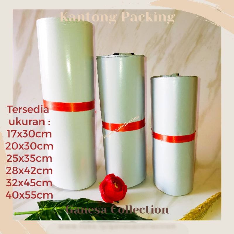 

PLASTIK POLYMAILER / KANTONG PACKING /PLASTIK OLSHOP MURAH / PLASTIK PACKING - WARNA PUTIH
